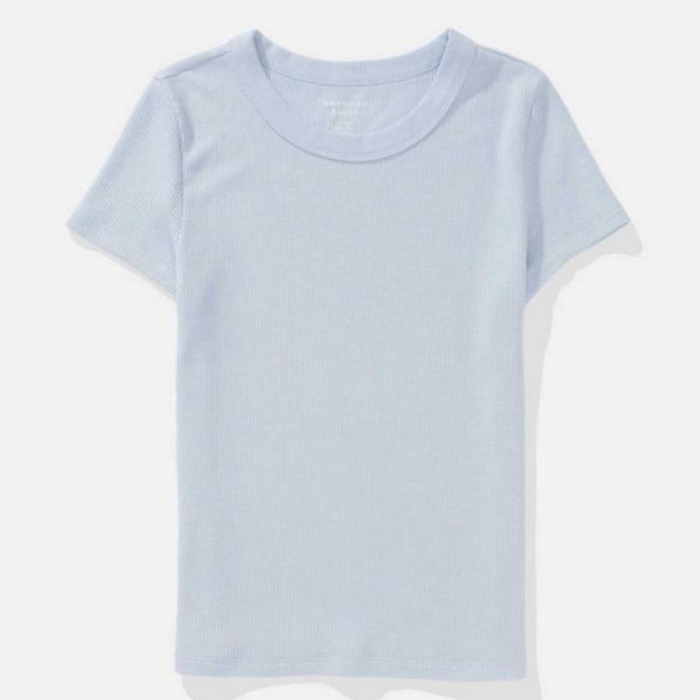 American Eagle Light Blue Teen Shirt